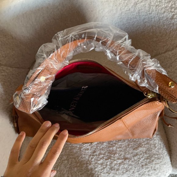 Dooney & Bourke Medium East/West Slouch Camel NWT - Picture 9 of 10